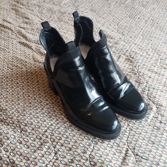 Zara Heeled Boots Sz38 - Picture 3 of 6